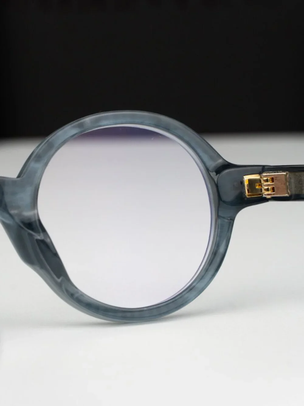 Valentino Women Eyeglasses Blue Pearl Crystal Round VLX-185 C NEW AUTHENTIC